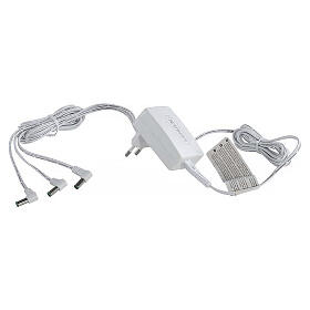 Adattatore espansione 4.5V bianco 3 uscite spina fissa Lemax 5 cm - 94564