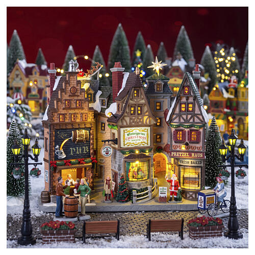 Wintergarten Lane facciata illuminata Lemax 28x31x11 cm - 5701 2