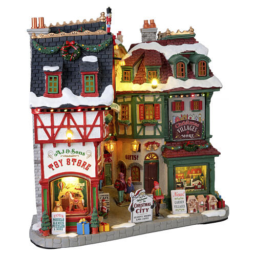 Christmas City beleuchtete Fassade Lemax 27x27x11 cm - 15739 4