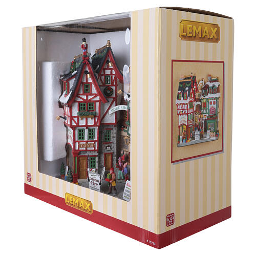 Christmas City facciata illuminata Lemax 27x27x11 cm - 15739 7