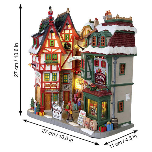 Christmas City – fasada miejska, Lemax, 27x27x11 cm - 15739 3