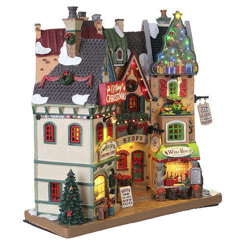 Tis The Season Shops beleuchtete Fassade Lemax 28x26x10 cm - 15804 4