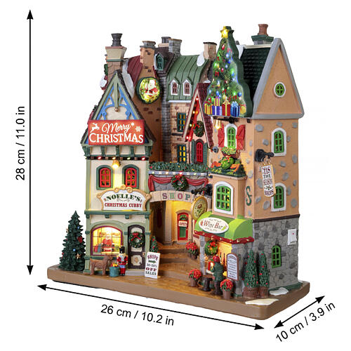 Tis The Season Shops fachada iluminada Lemax 28x26x10 cm - 15804 3