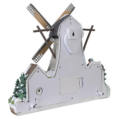 Windmill beleuchtete Windmühle Lemax 28x29x10 cm batteriebetrieben - 25333 5