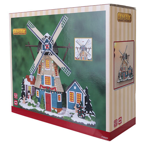 Windmill illuminated Lemax windmill, 11x11.5x4 in, battery - 25333 7