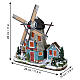 Windmill mulino a vento illuminato Lemax 28x29x10 cm batteria - 25333 s3