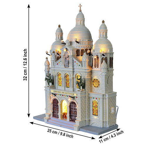 Europe Cathedral fachada iluminada Lemax 32x25x11 cm - 25334 3