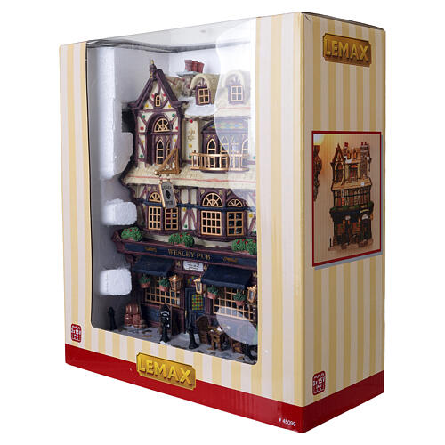 Wesley Pub fachada iluminada Lemax 26x22x9 cm - 45099 6
