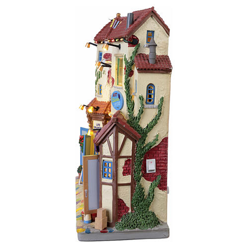 Artist Alley facciata illuminata Lemax Caddington Village 27x27x10 cm - 45226 4