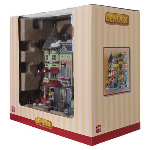 Jingle Bell Bazaar fachada iluminada Lemax Caddington Village 26x27x14 cm - 45227 9