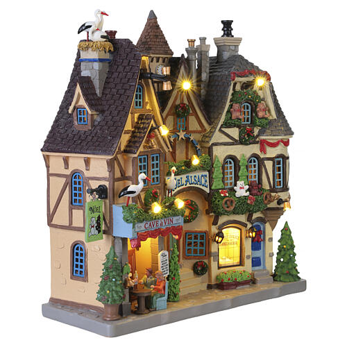 Noel Alsace fachada iluminada Lemax Caddington Village 28x25x9 cm - 55318 4