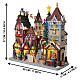 Christkindl Square illuminated façade by Lemax, Caddington Village collection, 11x11x4 in - 55319 s3