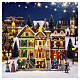 Christmas On Victoria Street illuminated façade by Lemax, Caddington Village collection, 10x11x4.5 in - 65530 s2