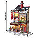 The Christmas Shoppe illuminated façade by Lemax, Caddington Village collection, 11x8x3 in - 65568 s3