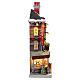 The Christmas Shoppe illuminated façade by Lemax, Caddington Village collection, 11x8x3 in - 65568 s5