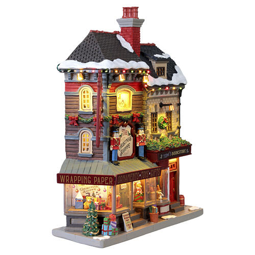The Christmas Shoppe – fasada sklepów świątecznych, Lemax, 28x21x8 cm, 65568 4