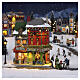 King's Corner Pub facciata illuminata Lemax Caddington Village 28x21x8 cm - 65569 s2