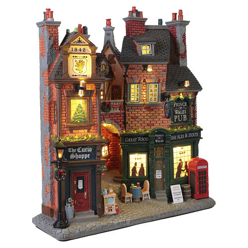 English Lane beleuchtete Fassade Lemax 29x27x10 cm - 75197 4