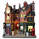 English Lane illuminated façade by Lemax, 11.5x10.5x4 in - 75197 s1