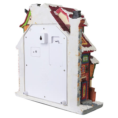 Dasher's Advent Stable facciata illuminata Lemax 27x25x11 cm - 95569 10
