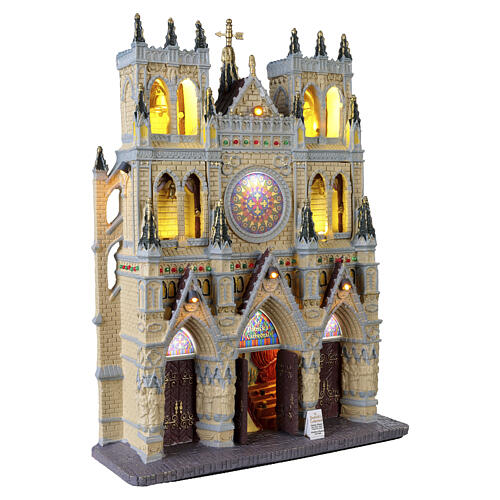 St. Patrick's Cathedral facciata illuminata Lemax 33x24x9 cm - 95916 5