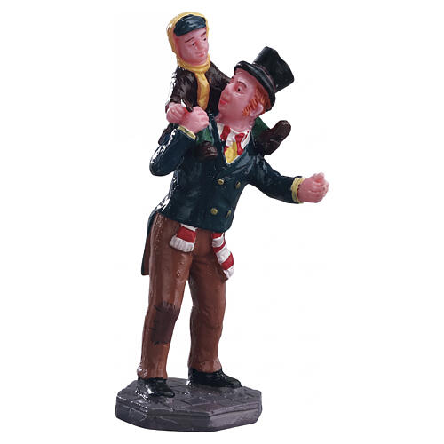 Bob Cratchit and Tiny Tim statuina Lemax Caddington Village 7x3x3 cm - 02403 1