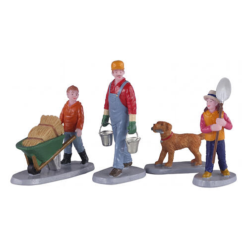 Morning Chores conjunto de 4 peças estatueta Lemax 7x13x4 cm - 02922 1