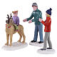 Rover Plays Rudolph, 3-piece figurine set by Lemax, 3x4x1.2 in - 02923 s1
