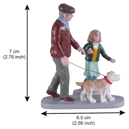 Afternoon Stroll set 2 pezzi statuina Lemax 7x4x6 cm - 02926 2