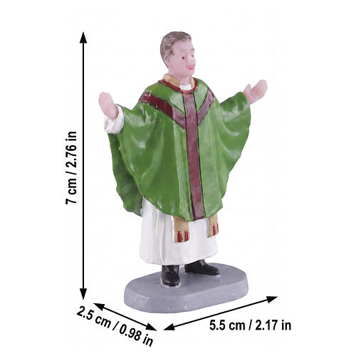 Parish Priest Pfarrer Figur Lemax Caddington Village 7x5x2 cm - 02931 2