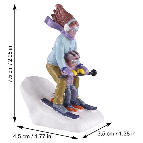 Mommy & Me Ski statuina Lemax Vail Village 7x5x4 cm - 02938 2