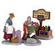 Fabric Vendor conjunto 3 peças estatueta Lemax Caddington Village 7x13x6 cm - 02951 s1
