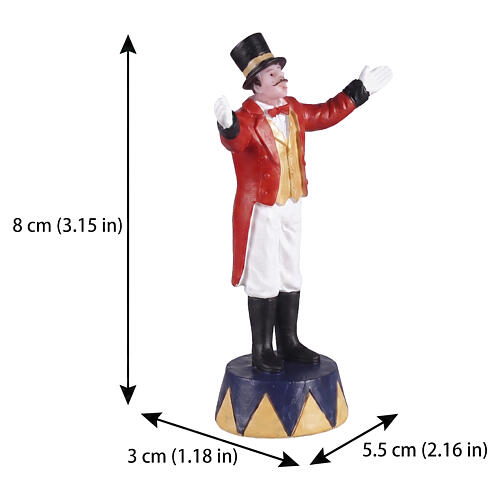 Ringmaster direttore circo statuina Lemax Carnival 8x5x3 cm - 02952 2