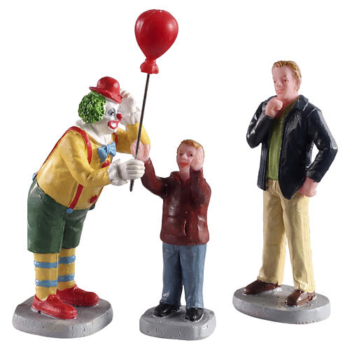 Friendly Clown 3-teiliges Figuren-Set Lemax Carnival 10x7x2 cm - 02953 1