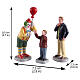 Friendly Clown 3-teiliges Figuren-Set Lemax Carnival 10x7x2 cm - 02953 s2