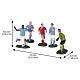 Soccer Practice set 5 pezzi statuina Lemax 6x15x3 cm - 02962 s2
