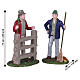 Friendly Neighbors set 2 pezzi statuina Lemax Harvest Crossing 7x9x3 cm - 12017 s2