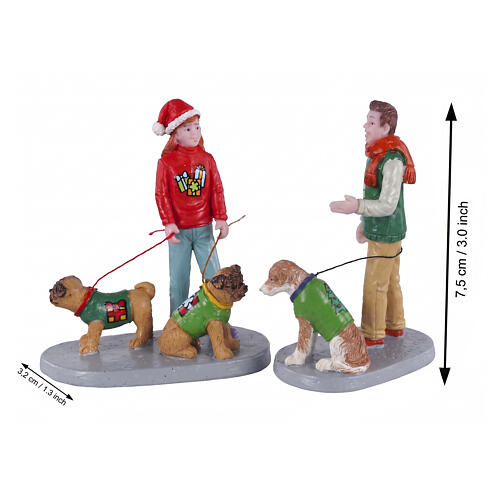 Festive Friends conjunto 2 peças estatueta Lemax 7x11x3 cm - 12019 2