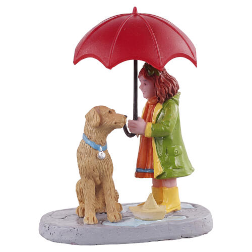Umbrella Sharing statuina Lemax Caddington Village 7x5x4 cm - 12023 1