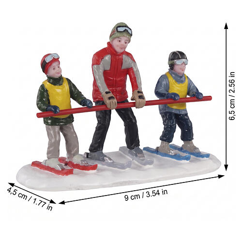 Bunny Slope Beginners statuina Lemax Vail Village 6x9x4 cm - 12027 2