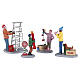 Getting Ready To Decorate set 4 pezzi statuina Lemax Vail Village 7x17x6 cm - 12030 s1