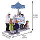 Happy Scoops Ice Cream Cart 5-teiliges Figurenset Lemax Caddington Village 10x16x5 cm – 12037 s2