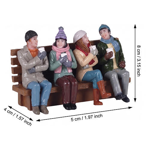 Coffee and Friends figurine Lemax 5,5x8,5x4 cm - 12040 2
