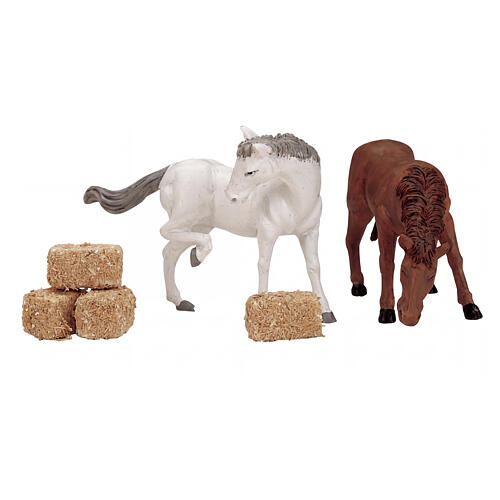 Feed For the Horses conjunto 6 peças figura Lemax Harvest Crossing 6x14x8 cm - 12511 1