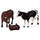 Feeding Cow & Bull 3-teiliges Figurenset Lemax Harvest Crossing 5,7 x 7 x 8 cm - 12512 s1