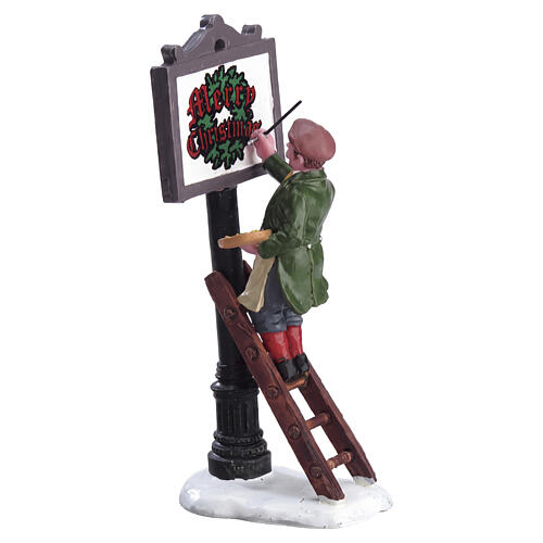 Sign Painter figura Lemax Caddington Village 11x5x4 cm - 12527 1