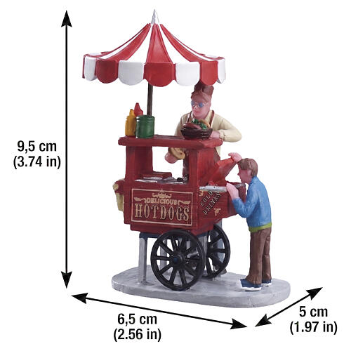 Hot Dog Cart statuina Lemax Carnival 9x7x5 cm - 12932 2
