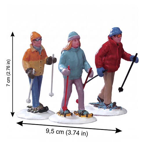Snowshoe Walkers 3-teiliges Lemax Figurenset Vail Village 7x10x4 cm – 22033 2