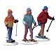 Snowshoe Walkers set 3 pezzi statuina Lemax Vail Village 7x10x4 cm - 22033 s1