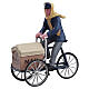 Mail Delivery Cycle figurine by Lemax, Caddington Village, 3x2.7x1.2 in - 22054 s1